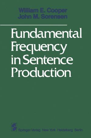 Cover of the book Fundamental Frequency in Sentence Production by 