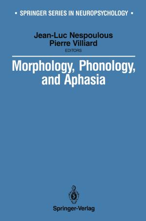 Cover of Morphology, Phonology, and Aphasia