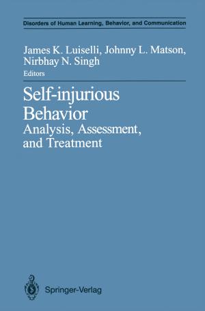 Cover of the book Self-injurious Behavior by Arnoldo C. Hax