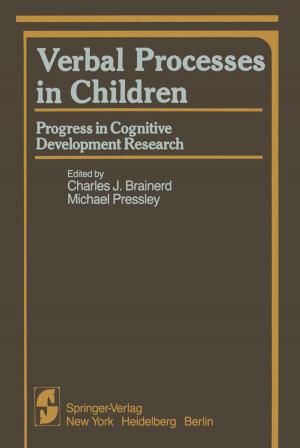 Cover of the book Verbal Processes in Children by Alexander J. Zaslavski