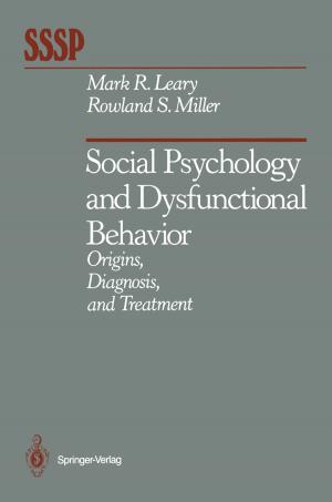 Book cover of Social Psychology and Dysfunctional Behavior
