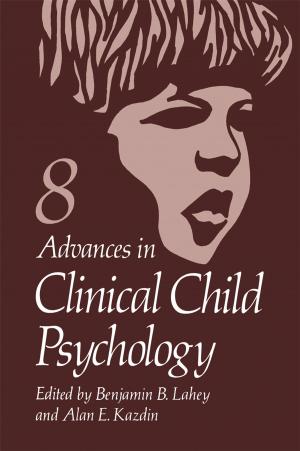 Cover of the book Advances in Clinical Child Psychology by Bradley D. Pearce