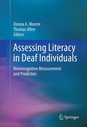 Cover of the book Assessing Literacy in Deaf Individuals by Peter J. Morales, Dennis Anderson