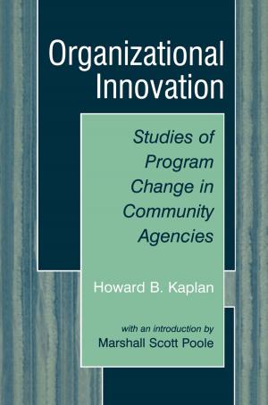 Cover of the book Organizational Innovation by Toni L. Hembree-Kigin, Cheryl Bodiford McNeil
