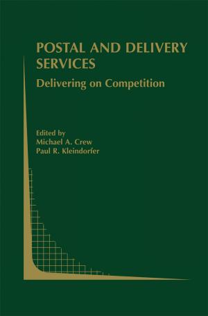 Cover of the book Postal and Delivery Services by Jorge Martínez-Laso, Eduardo Gómez-Casado