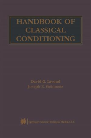 Cover of the book Handbook of Classical Conditioning by Marc A. Schuckit