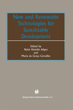 bigCover of the book New and Renewable Technologies for Sustainable Development by 