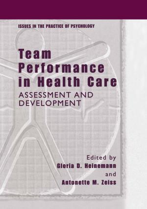 Cover of the book Team Performance in Health Care by Érika Cota, Alexandre de Morais Amory, Marcelo Soares Lubaszewski