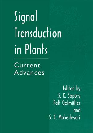 Cover of the book Signal Transduction in Plants by M.W. Merkhoher, V.T. Covello