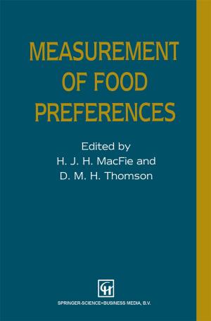 Cover of the book Measurement of Food Preferences by P. J. H. Baily