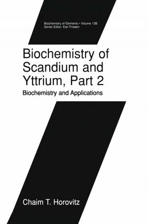 Book cover of Biochemistry of Scandium and Yttrium, Part 2: Biochemistry and Applications