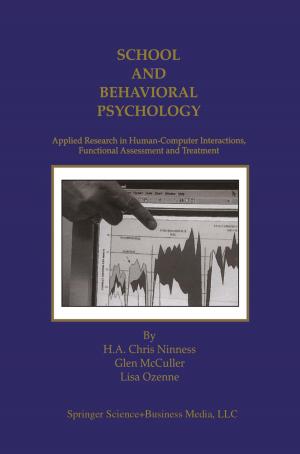 Cover of the book School and Behavioral Psychology by 