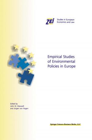 Cover of the book Empirical Studies of Environmental Policies in Europe by Shad Roundy, Paul Kenneth Wright, Jan M. Rabaey