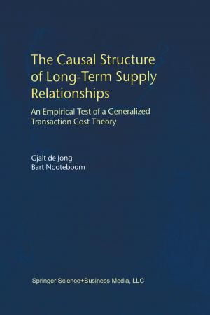Book cover of The Causal Structure of Long-Term Supply Relationships