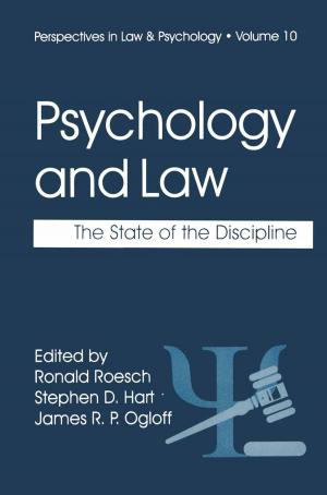 Cover of the book Psychology and Law by Danton Gutierrez-Lemini
