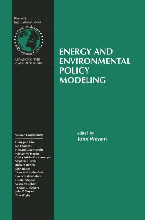 Cover of the book Energy and Environmental Policy Modeling by R. Davis, F. Dobson, L. Hasse