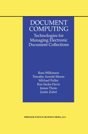 Cover of the book Document Computing by R.B. Brown, N.M. Gantz, R.A. Gleckman