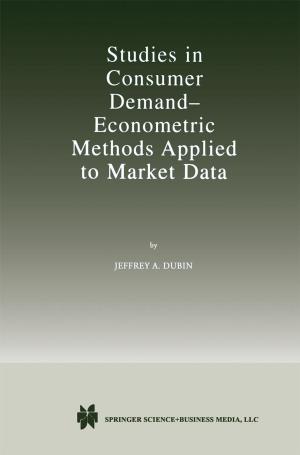 Cover of the book Studies in Consumer Demand — Econometric Methods Applied to Market Data by Ernest Furchtgott
