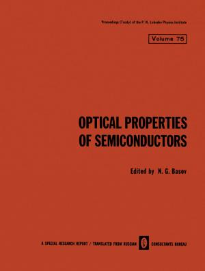 Cover of the book Optical Properties of Semiconductors by Daniel Offer, Eric Ostrov, K.I. Howard, R. Atkinson