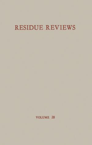 Cover of the book Residue Reviews / Rückstands-Berichte by Katia Passerini, Karen Patten, Ayman El Tarabishy