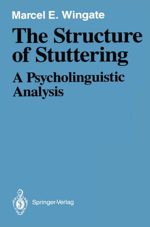 Cover of the book The Structure of Stuttering by Konstantin Moiseev, Avinoam Kolodny, Shmuel Wimer