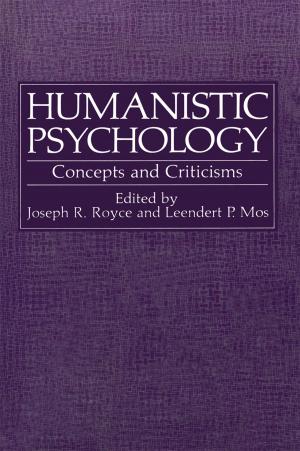 Cover of the book Humanistic Psychology by D.L. Pauls, S.M. Singer, S.G. Vandenberg