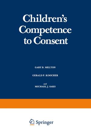 Cover of the book Children’s Competence to Consent by D. Malan