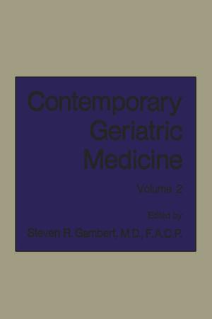 Cover of the book Contemporary Geriatric Medicine by Shannon W. Anderson, S. Mark Young