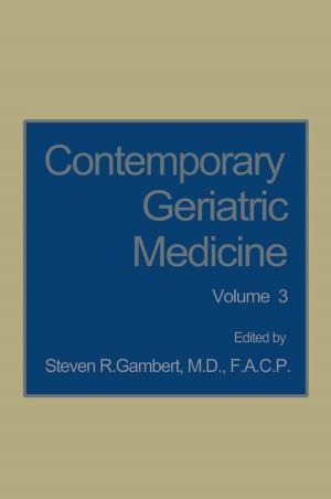Cover of the book Contemporary Geriatric Medicine by R. Davis, F. Dobson, L. Hasse