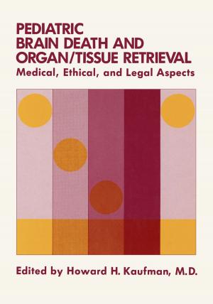 Cover of the book Pediatric Brain Death and Organ/Tissue Retrieval by Y. Jack Weitsman