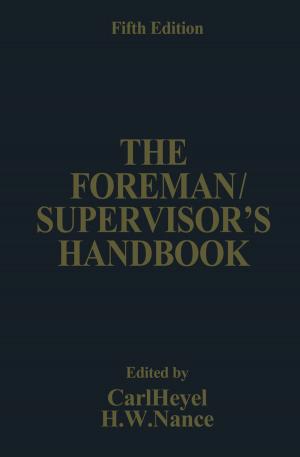Cover of the book The Foreman/Supervisor’s Handbook by Simon B. N. Thompson, Maryanne Morgan