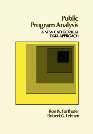 Cover of the book Public Program Analysis by Colin William Jones