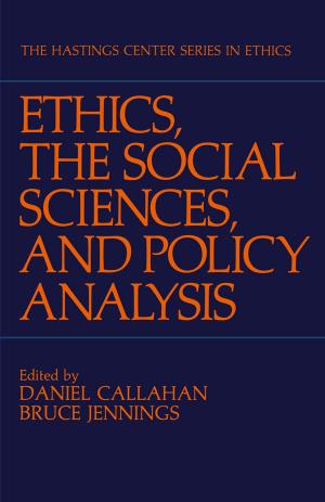 Cover of the book Ethics, The Social Sciences, and Policy Analysis by Pablo Amster