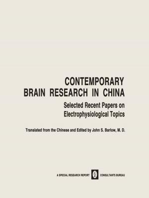 Cover of the book Contemporary Brain Research in China by A.W. Vere