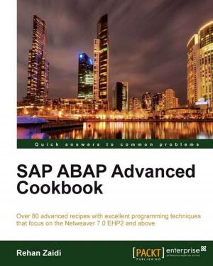 Cover of the book SAP ABAP Advanced Cookbook by Emilien Kenler, Federico Razzoli