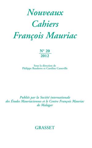 Cover of the book Nouveaux cahiers François Mauriac N°20 by René de Obaldia