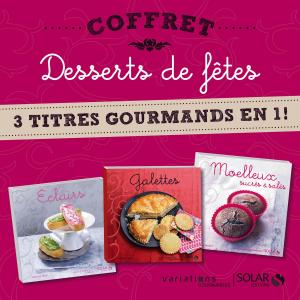 Book cover of Coffret Desserts de fêtes