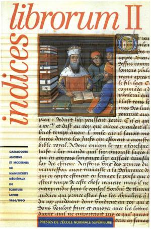 Cover of the book Indices Librorum, II by Rue