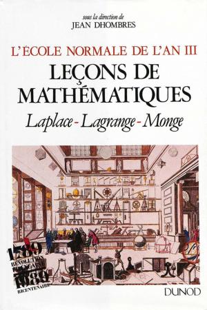 Cover of the book L'École normale de l'an III. Vol. 1, Leçons de mathématiques by Collectif