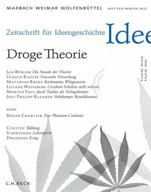 Cover of Zeitschrift für Ideengeschichte Heft VI/4 Winter 2012