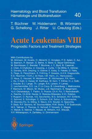 Cover of the book Acute Leukemias VIII by Chenchen Song, Zhigang Shuai, Linjun Wang
