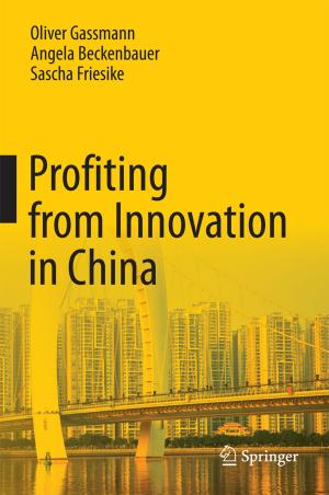 Cover of the book Profiting from Innovation in China by Lothar Klimpel, Dietmar Walter Noack