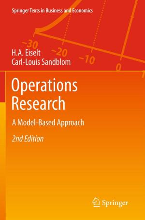 Cover of the book Operations Research by Tao Jiang, Liang Yu, Yang Cao