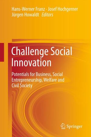 Cover of the book Challenge Social Innovation by Markus Blesl, Alois Kessler