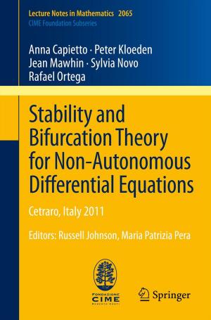 Book cover of Stability and Bifurcation Theory for Non-Autonomous Differential Equations