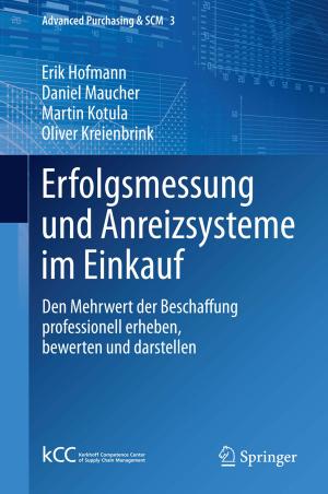 Book cover of Erfolgsmessung und Anreizsysteme im Einkauf