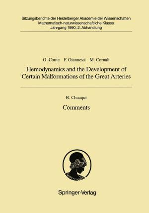 Cover of the book Hemodynamics and the Development of Certain Malformations of the Great Arteries. Comment by Guido Walz, Frank Zeilfelder, Thomas Rießinger