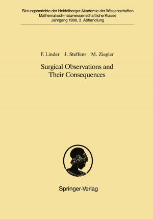 Cover of the book Surgical Observations and Their Consequences by Sigrun Schmidt-Traub