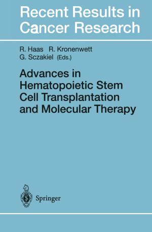 Cover of the book Advances in Hematopoietic Stem Cell Transplantation and Molecular Therapy by Stefan Bussmann, Nicolas R. Jennings, Michael Wooldridge