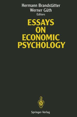 Cover of the book Essays on Economic Psychology by M. Lüdicke